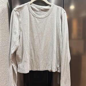 Lululemon classic fit cotton long sleeve T-shirt